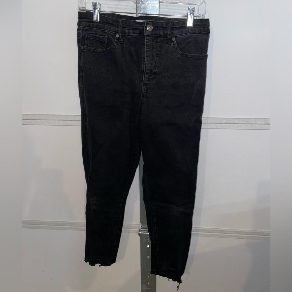 sofia Black High-Waist Skinny Jeans
